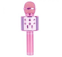 Караоке Мікрофон-колонка WS858L Pink