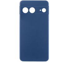 Чохол Silicone Cover Lakshmi Full Camera (AA) для Google Pixel 7 Синій / Navy blue