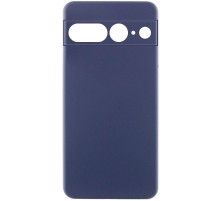 Чохол Silicone Cover Lakshmi Full Camera (AA) для Google Pixel 7 Pro Синій / Midnight blue