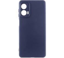 Чохол Silicone Cover Lakshmi Full Camera (AA) для Motorola Moto G85 Синій / Midnight Blue
