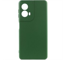 Чохол Silicone Cover Lakshmi Full Camera (AA) для Motorola Moto G85 Зелений / Dark green