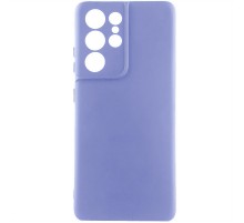Чохол Silicone Cover Lakshmi Full Camera (AA) для Samsung Galaxy S22 Ultra Бузковий / Dasheen