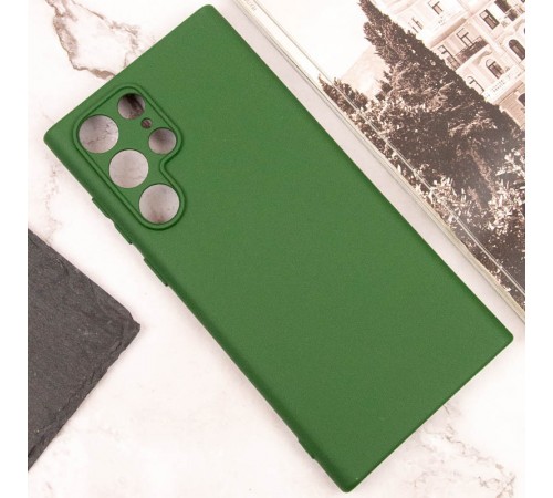 Чохол Silicone Cover Lakshmi Full Camera (AA) для Samsung Galaxy S23 Ultra Зелений / Dark green Чохол Silicone Cover Lakshmi Full Camera (AA) для Samsung Galaxy S23 Ultra Зелений / Dark green