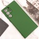Чохол Silicone Cover Lakshmi Full Camera (AA) для Samsung Galaxy S23 Ultra Зелений / Dark green