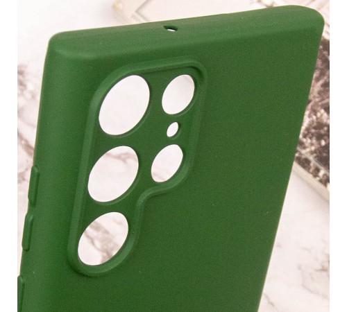 Чохол Silicone Cover Lakshmi Full Camera (AA) для Samsung Galaxy S23 Ultra Зелений / Dark green Чохол Silicone Cover Lakshmi Full Camera (AA) для Samsung Galaxy S23 Ultra Зелений / Dark green