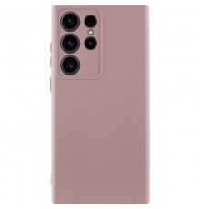 Чохол Silicone Cover Lakshmi Full Camera (AA) для Samsung Galaxy S24 Ultra Рожевий / Pink Sand