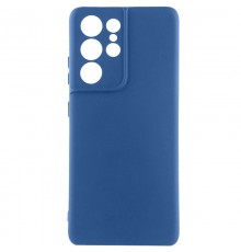 Чохол Silicone Cover Lakshmi Full Camera (AA) для Samsung Galaxy S24 Ultra Синій / Navy Blue