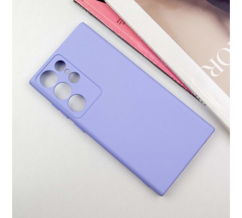 Чохол Silicone Cover Lakshmi Full Camera (AA) для Samsung Galaxy S24 Ultra Бузковий / Dasheen Чохол Silicone Cover Lakshmi Full Camera (AA) для Samsung Galaxy S24 Ultra Бузковий / Dasheen