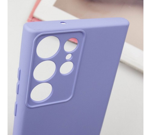 Чохол Silicone Cover Lakshmi Full Camera (AA) для Samsung Galaxy S24 Ultra Бузковий / Dasheen Чохол Silicone Cover Lakshmi Full Camera (AA) для Samsung Galaxy S24 Ultra Бузковий / Dasheen