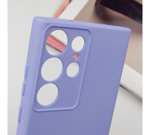 Чохол Silicone Cover Lakshmi Full Camera (AA) для Samsung Galaxy S24 Ultra Бузковий / Dasheen Чохол Silicone Cover Lakshmi Full Camera (AA) для Samsung Galaxy S24 Ultra Бузковий / Dasheen