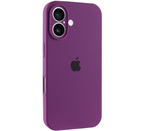 Чохол Silicone Case Full Camera Protective (AA) для Apple iPhone 16 (6.1") Фіолетовий / Grape Чохол Silicone Case Full Camera Protective (AA) для Apple iPhone 16 (6.1") Фіолетовий / Grape