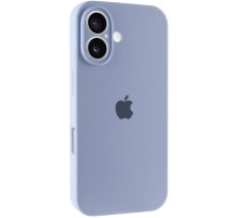Чохол Silicone Case Full Camera Protective (AA) для Apple iPhone 16 (6.1") Блакитний / Lilac Blue
