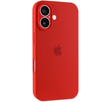 Чохол Silicone Case Full Camera Protective (AA) для Apple iPhone 16 (6.1") Червоний / Red