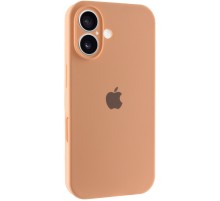 Чохол Silicone Case Full Camera Protective (AA) для Apple iPhone 16 (6.1") Помаранчевий / Cantaloupe