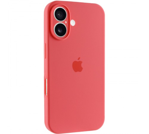 Чохол Silicone Case Full Camera Protective (AA) для Apple iPhone 16 (6.1") Помаранчевий / Pink citrus Чохол Silicone Case Full Camera Protective (AA) для Apple iPhone 16 (6.1") Помаранчевий / Pink citrus