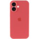 Чохол Silicone Case Full Camera Protective (AA) для Apple iPhone 16 (6.1") Помаранчевий / Pink citrus