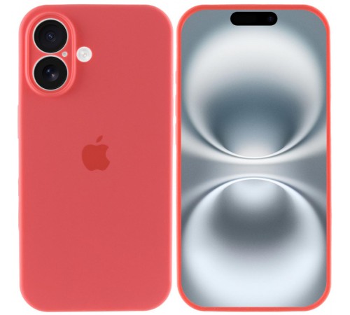Чохол Silicone Case Full Camera Protective (AA) для Apple iPhone 16 (6.1") Помаранчевий / Pink citrus Чохол Silicone Case Full Camera Protective (AA) для Apple iPhone 16 (6.1") Помаранчевий / Pink citrus