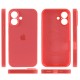 Чохол Silicone Case Full Camera Protective (AA) для Apple iPhone 16 (6.1") Помаранчевий / Pink citrus