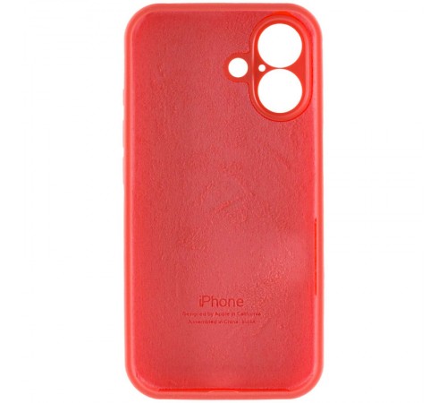 Чохол Silicone Case Full Camera Protective (AA) для Apple iPhone 16 (6.1") Помаранчевий / Pink citrus Чохол Silicone Case Full Camera Protective (AA) для Apple iPhone 16 (6.1") Помаранчевий / Pink citrus