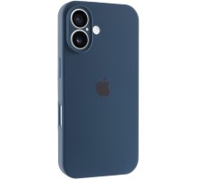 Чохол Silicone Case Full Camera Protective (AA) для Apple iPhone 16 (6.1") Синій / Abyss Blue