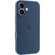 Чохол Silicone Case Full Camera Protective (AA) для Apple iPhone 16 (6.1") Синій / Abyss Blue