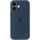 Чохол Silicone Case Full Camera Protective (AA) для Apple iPhone 16 (6.1") Синій / Abyss Blue
