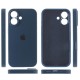 Чохол Silicone Case Full Camera Protective (AA) для Apple iPhone 16 (6.1") Синій / Abyss Blue