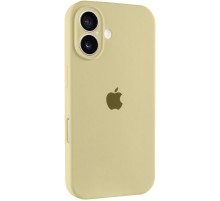 Чохол Silicone Case Full Camera Protective (AA) для Apple iPhone 16 (6.1") Жовтий / Mellow Yellow