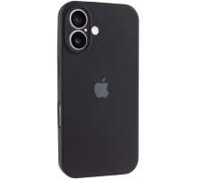 Чохол Silicone Case Full Camera Protective (AA) для Apple iPhone 16 Plus (6.7") Чорний / Black