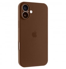 Чохол Silicone Case Full Camera Protective (AA) для Apple iPhone 16 Plus (6.7") Коричневий / Brown