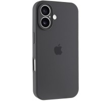 Чохол Silicone Case Full Camera Protective (AA) для Apple iPhone 16 Plus (6.7") Сірий / Dark Gray