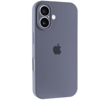 Чохол Silicone Case Full Camera Protective (AA) для Apple iPhone 16 Plus (6.7") Сірий / Lavender Gray