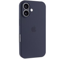 Чохол Silicone Case Full Camera Protective (AA) для Apple iPhone 16 Plus (6.7") Темно-синій / Midnight blue