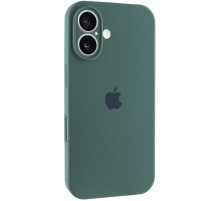 Чохол Silicone Case Full Camera Protective (AA) для Apple iPhone 16 Plus (6.7") Зелений / Pine green