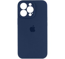 Чохол Silicone Case Full Camera Protective (AA) для Apple iPhone 16 Pro (6.3") Синій / Abyss Blue