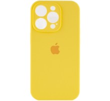 Чохол Silicone Case Full Camera Protective (AA) для Apple iPhone 16 Pro (6.3") Жовтий / Yellow