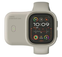 Портативний ЗП Charging Soft Case for Apple Watch 44/45mm 1200 mAh Moon White