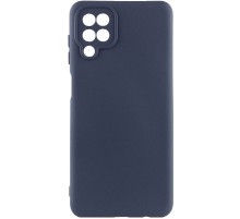 Чохол Silicone Cover Lakshmi Full Camera (AAA) для Samsung Galaxy M32 Темно-синій / Midnight blue