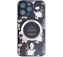 TPU+PC чохол Secret Garden with MagSafe для Apple iPhone 16 Pro (6.3") Black