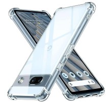 TPU чохол GETMAN Ease logo посилені кути Full Camera для Google Pixel 7 Безбарвний (прозорий)