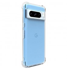 TPU чохол GETMAN Ease logo посилені кути Full Camera для Google Pixel 8 Pro Безбарвний (прозорий)