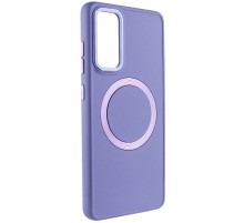 TPU чохол Bonbon Metal Style with MagSafe для Samsung Galaxy A52 4G / A52 5G / A52s Бузковий / Dasheen