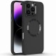 TPU чохол Bonbon Metal Style with MagSafe для Apple iPhone 16 Pro (6.3") Чорний / Black