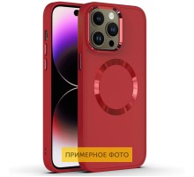 TPU чохол Bonbon Metal Style with MagSafe для Apple iPhone 16 Pro Max (6.9") Червоний / Red