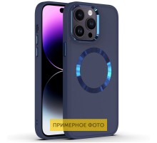 TPU чохол Bonbon Metal Style with MagSafe для Apple iPhone 16 Pro Max (6.9") Синій / Cosmos Blue