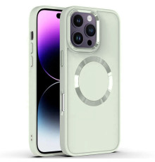 TPU чохол Bonbon Metal Style with Magnetic Fit для Apple iPhone 16 Pro Max (6.9") Білий / White