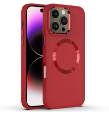 TPU чохол Bonbon Metal Style with Magnetic Fit для Apple iPhone 16 Pro Max (6.9") Червоний / Red