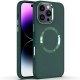 TPU чохол Bonbon Metal Style with MagSafe для Apple iPhone 16 Pro Max (6.9") Зелений / Army Green