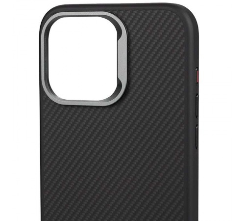 Чохол TPU+PC Carbon with MagSafe для Apple iPhone 15 (6.1") Black Чохол TPU+PC Carbon with MagSafe для Apple iPhone 15 (6.1") Black