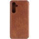 Шкіряний чохол-книжка GETMAN Cubic (PU) для Samsung Galaxy A16 4G/5G Коричневий